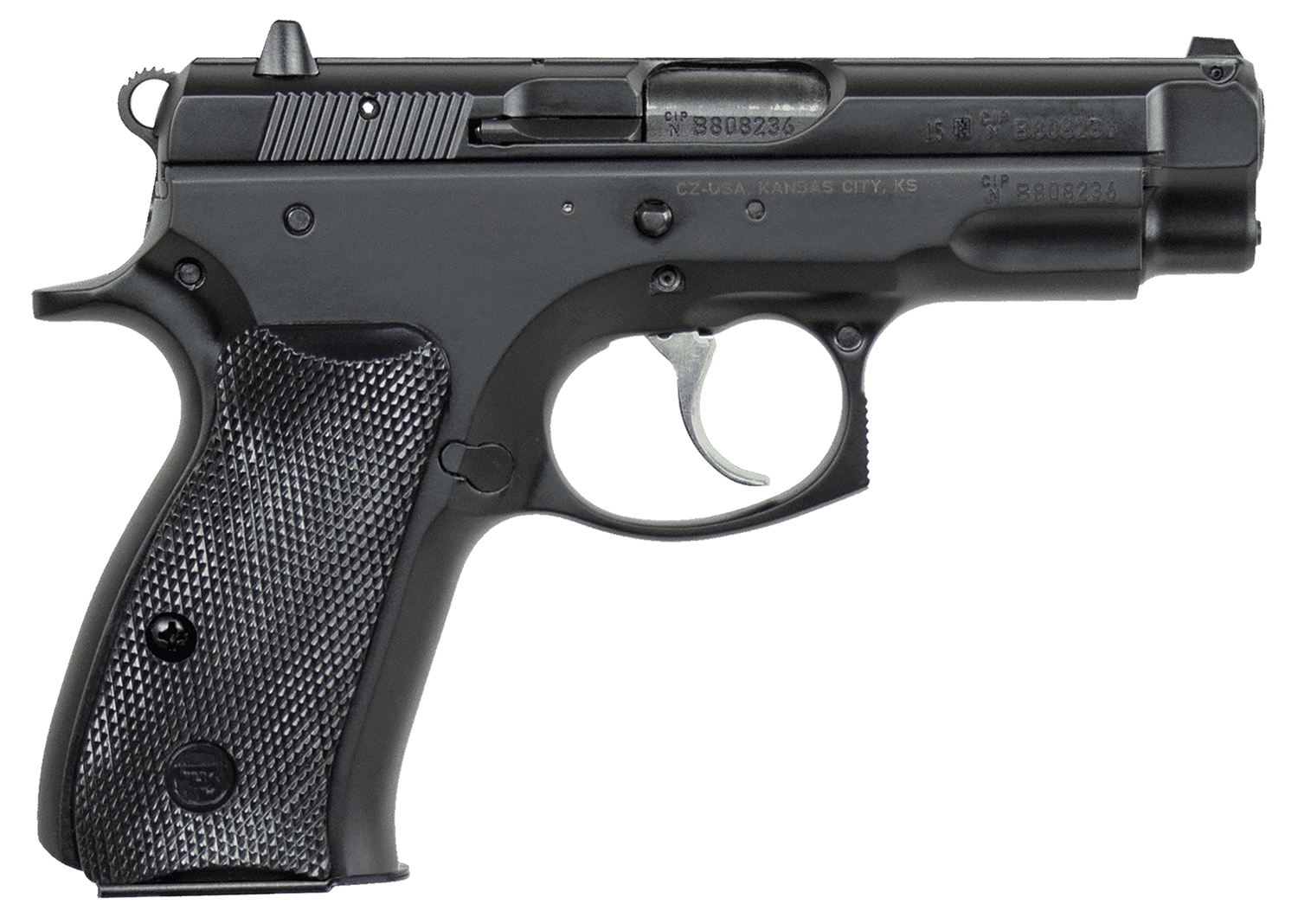 CZ CZ 75 Black Semi-Auto Pistol | 9mm | Compact