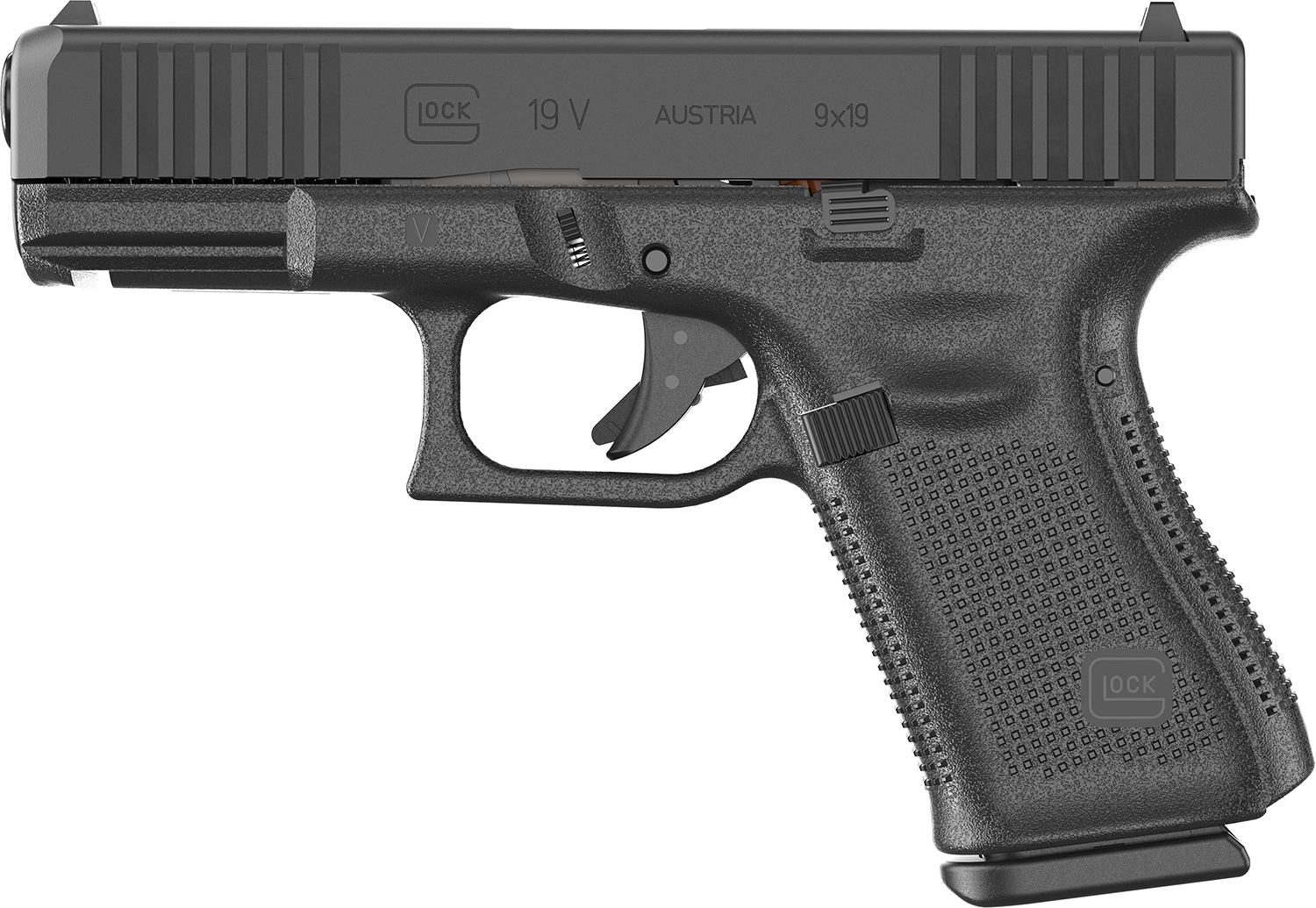 Glock G19 V Semi-Auto Pistol | 9mm | Compact
