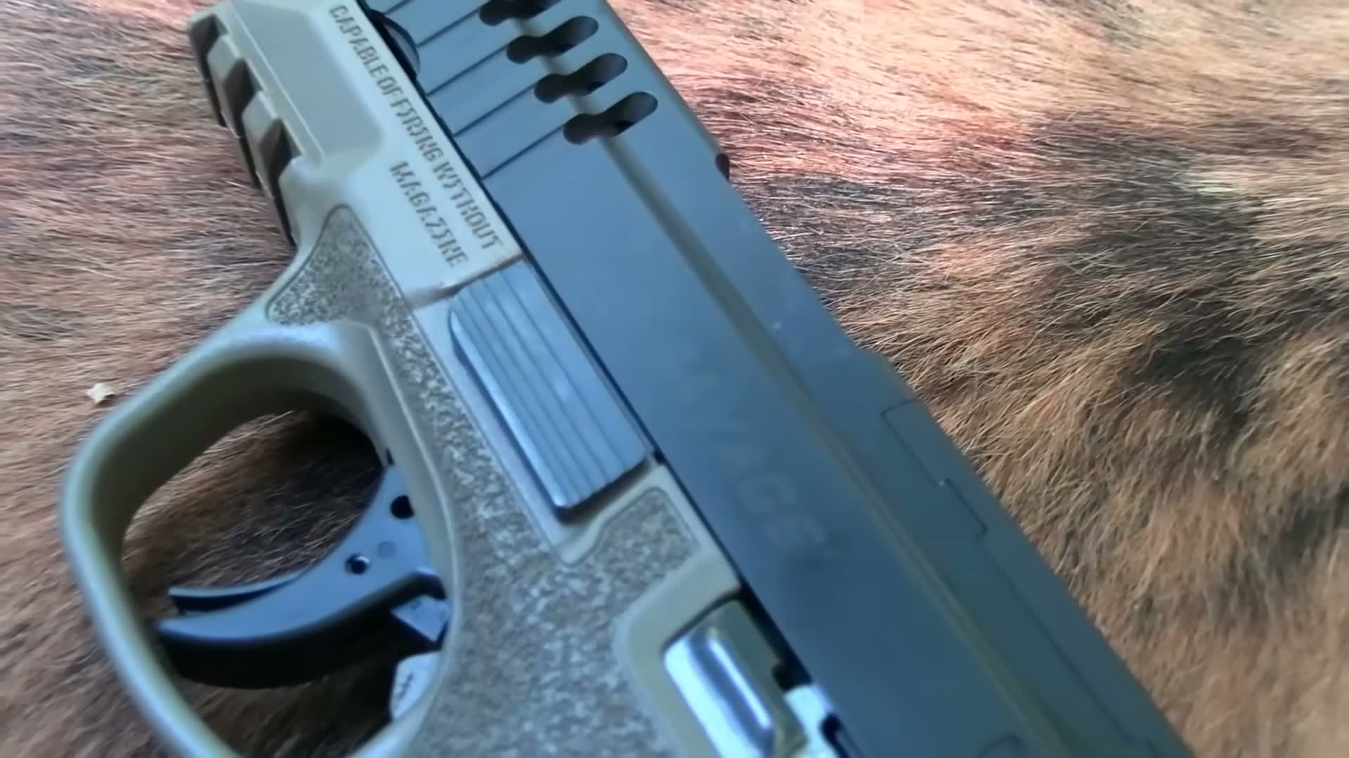 Savage Stance close-up