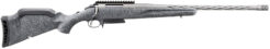 Ruger 46902 American II  Full Size 308 Win 3+1 20" Gun Metal Gray Cerakote Spiral Fluted Threaded Barrel & Alloy Steel Receiver w/Picatinny Rail, Gray Splatter Adj LOP Synthetic Stock