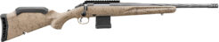 Ruger 46919 American II Ranch 5.56 NATO 10+1 16.10" Cobalt Cerakote Spiral Fluted Threaded Barrel & Alloy Steel Receiver w/Picatinny Rail, Flat Dark Earth Splatter Adj LOP Synthetic Stock