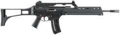 HK 81000994 G36  22 LR 20+1 18.13" Black Barrel w/Flash Suppressor, Black Receiver w/Picatinny Rail, Black Folding Synthetic Stock, Black Polymer Grip