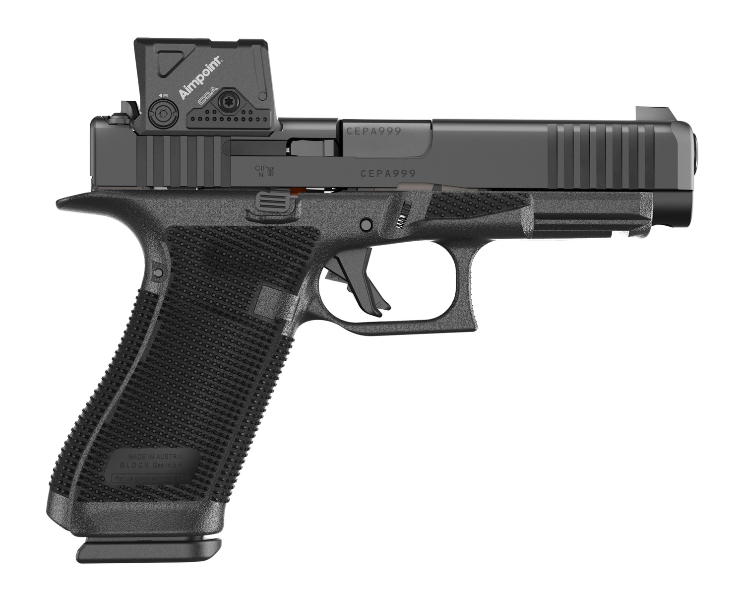 Glock 17 Gen6 w/Aimpoint Semi-Auto Pistol | 9mm | 4.49in