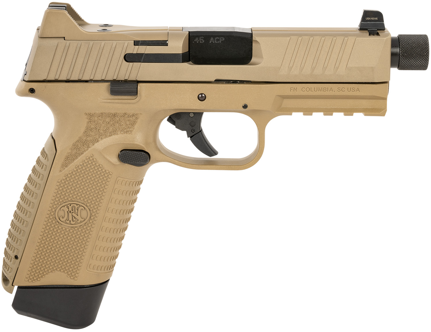 FN America 545 Tactical Semi-Auto Pistol | .45 ACP | 4.71in
