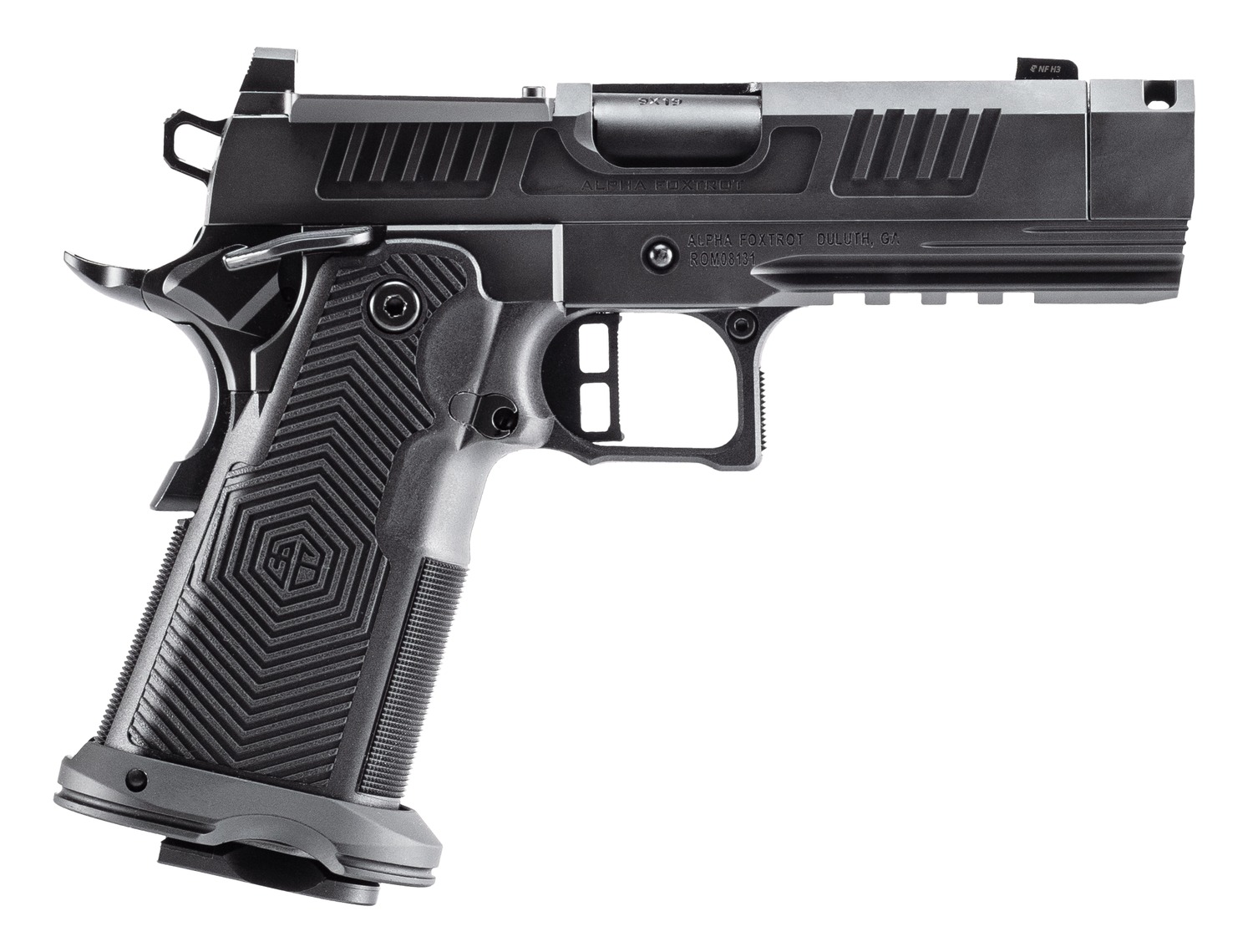 Alpha Foxtrot AF1911 Romulus Pistol Rental | 9mm | 3.5in