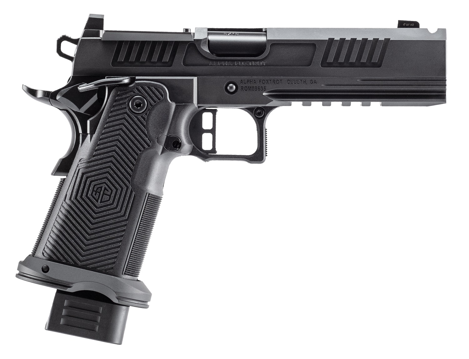 Alpha Foxtrot AF1911 Romulus Pistol Rental | 9mm | 5in