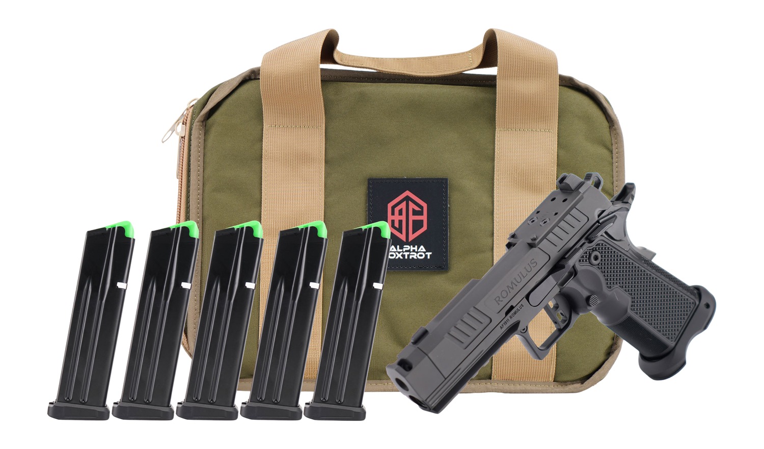 Alpha Foxtrot AF1911 Romulus Promo Pistol Rental | 9mm | 3.5in