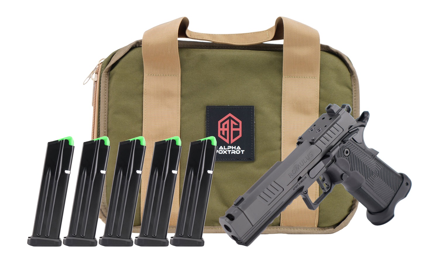 Alpha Foxtrot AF1911 Romulus Promo Pistol Rental | 9mm | 4.25in