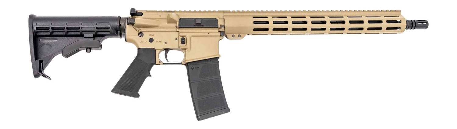 Andro Corp Industries ACI-15 Bravo Semi-Auto Rifle Rental | 5.56 NATO | 16in | Brown/Tan