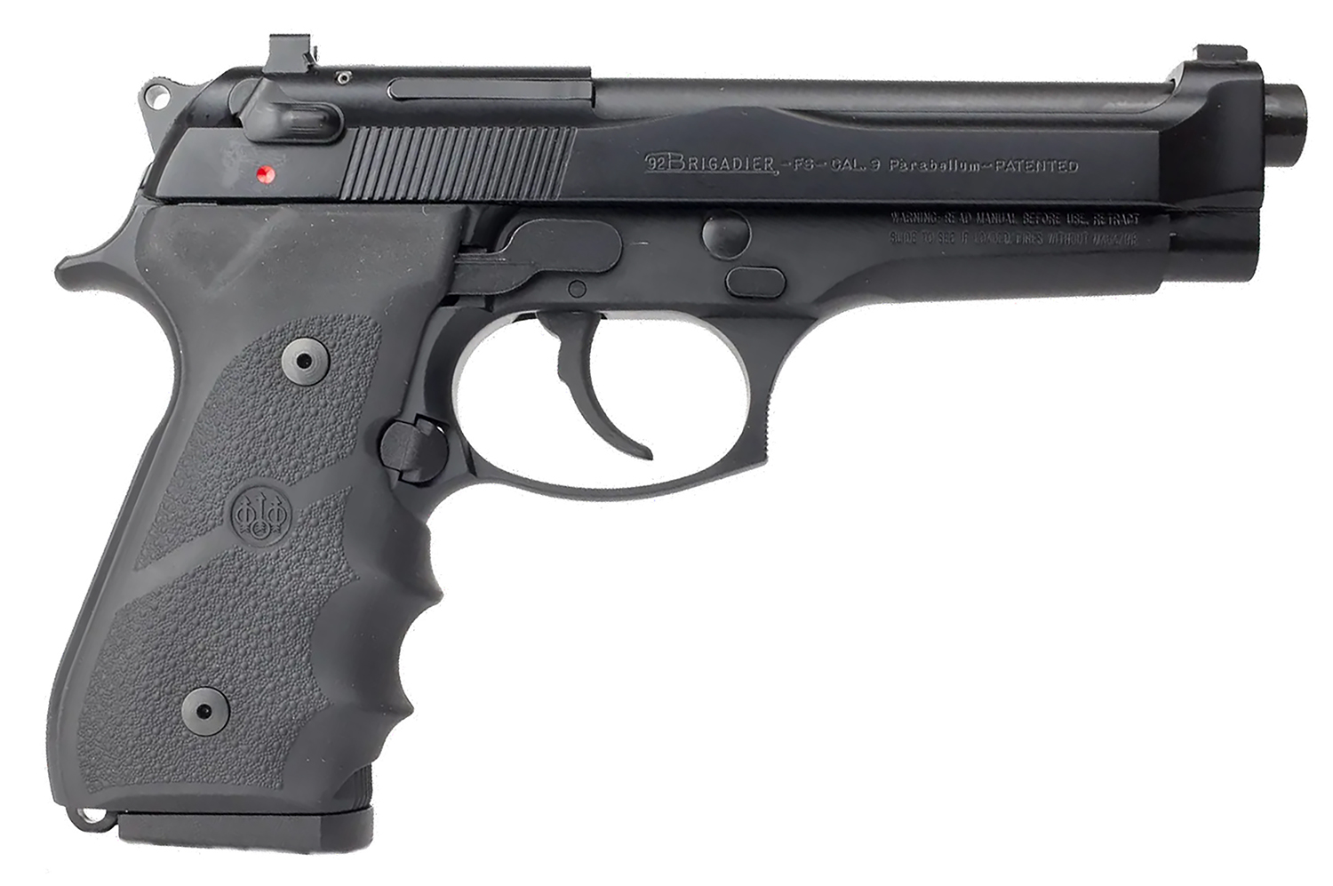 Beretta 92FS Brigadier Pistol Rental | 9mm | 4.9in | Black
