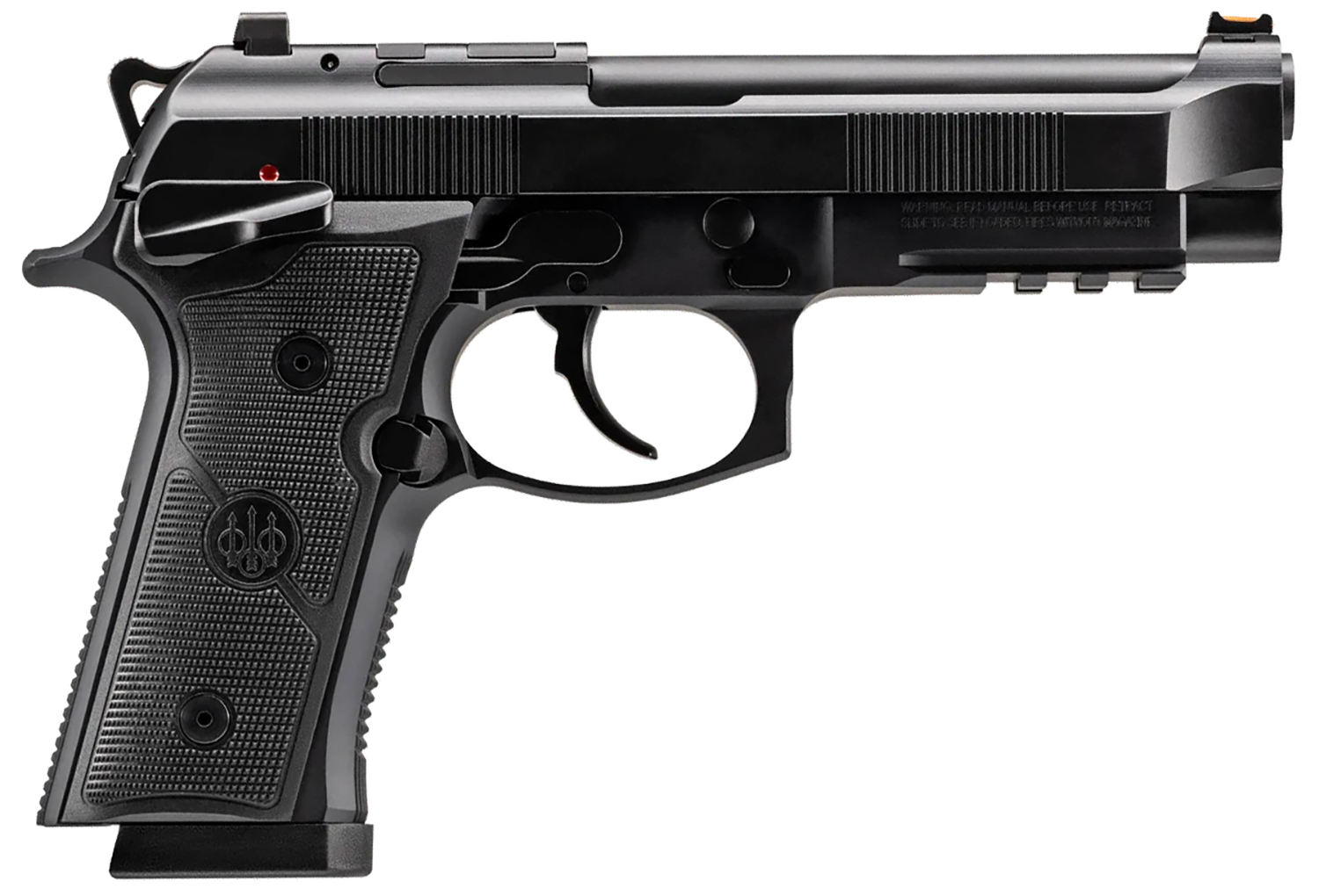 Beretta 92GTS Pistol Rental | 9mm | 4.7in | Black Anodized