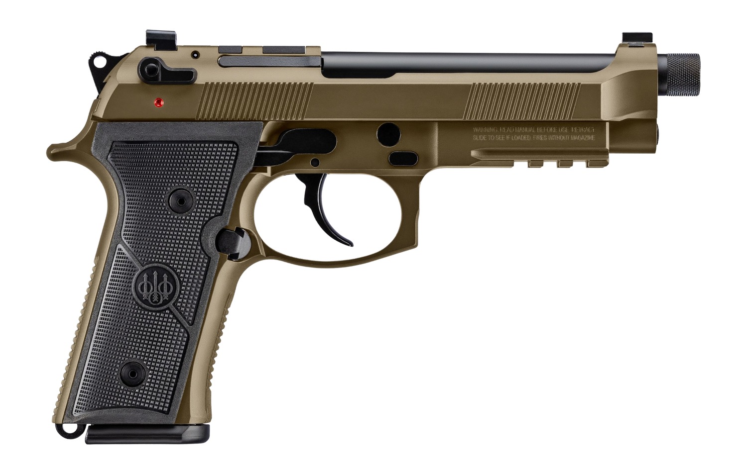 Beretta M9A4 Overlanding Pistol Rental | 9mm | 5.1in | Nomad Bronze Cerakote