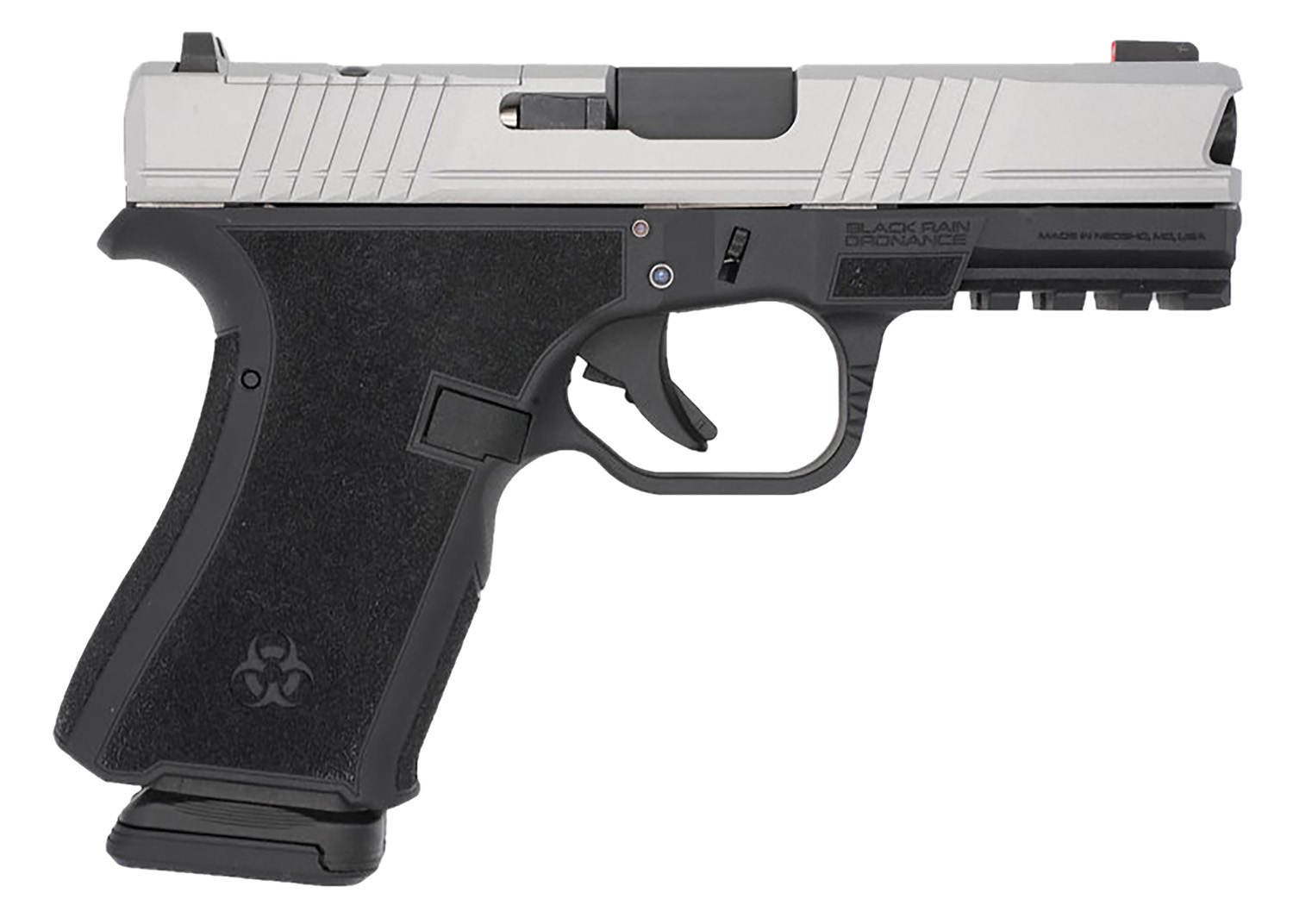 Black Rain Frontline Pistol Rental | 9mm | 4in | Black Cerakote