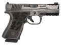 Black Rain Frontline+ Trump Custom Pistol Rental | 9mm | 4in | Gun Metal Grey Battleworn