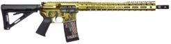 Black Rain Spec15 Trump FX Custom Gold Rifle Rental | 5.56 NATO | 16in