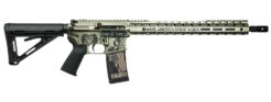 Black Rain Spec15 Trump FX Custom Silver Rifle Rental | 5.56 NATO | 16in