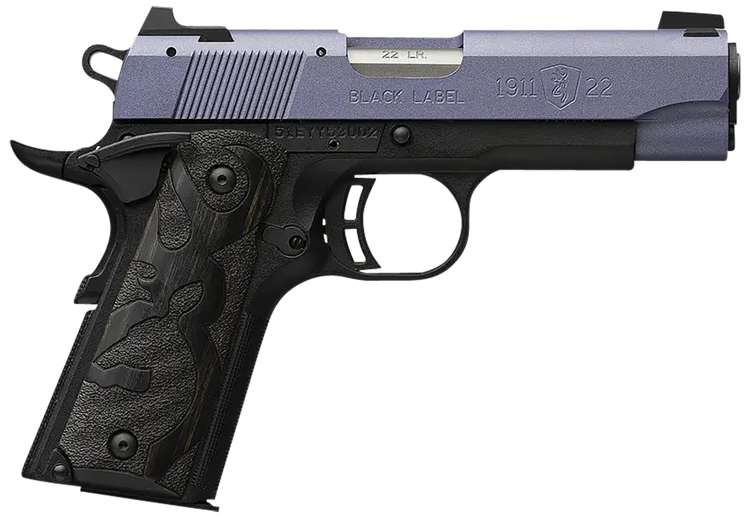Browning 1911 Black Label Pistol Rental | .22 LR | 3.63in | 051894490