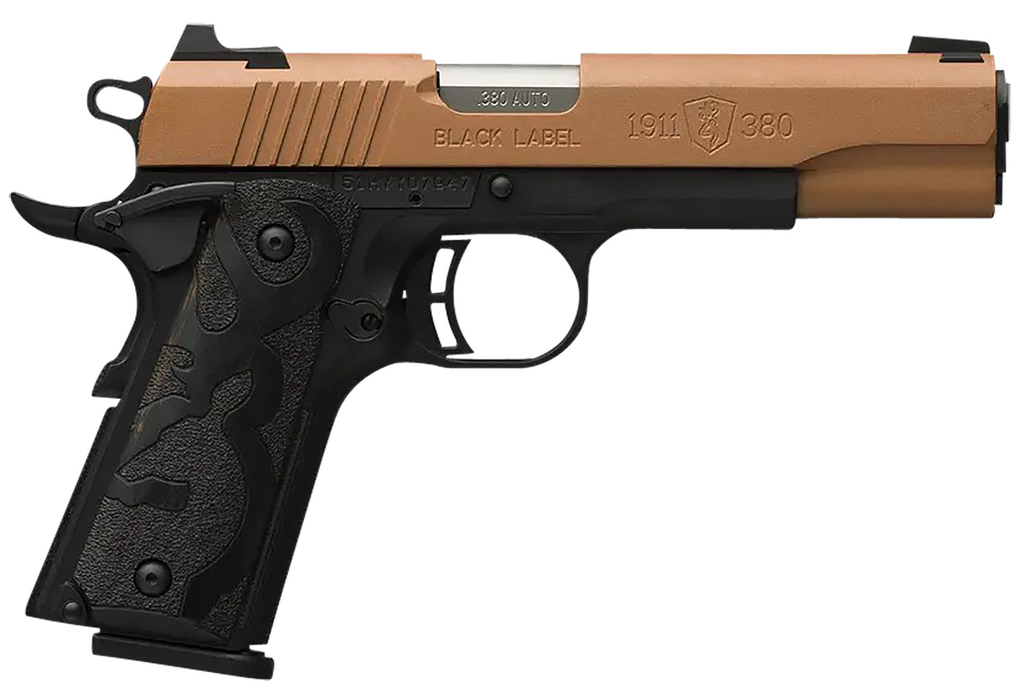 Browning 1911 Black Label Pistol Rental | .380 ACP | 4.25in