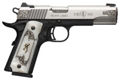 Browning 1911 Black Label Medallion Pistol Rental | .380 ACP | 4.25in | Matte Black