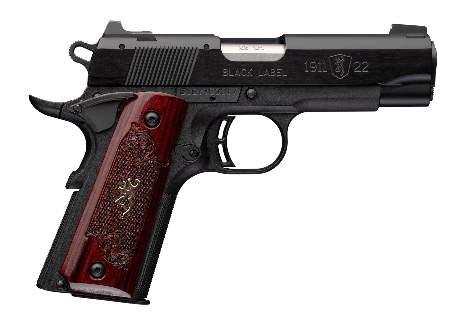 Browning 1911 Black Label Medallion Pistol Rental | .22 LR | 3.63in | 051070490