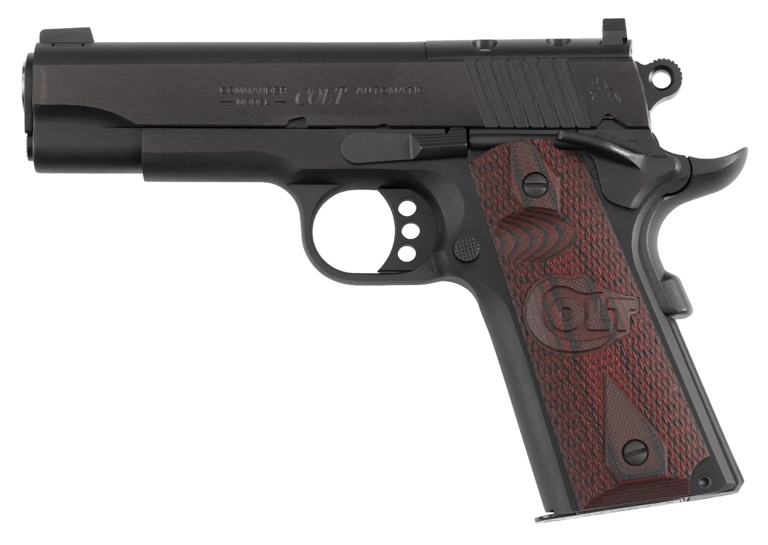 Colt Mfg Commander Combat Pistol Rental | 9mm | 4.25in | Blued