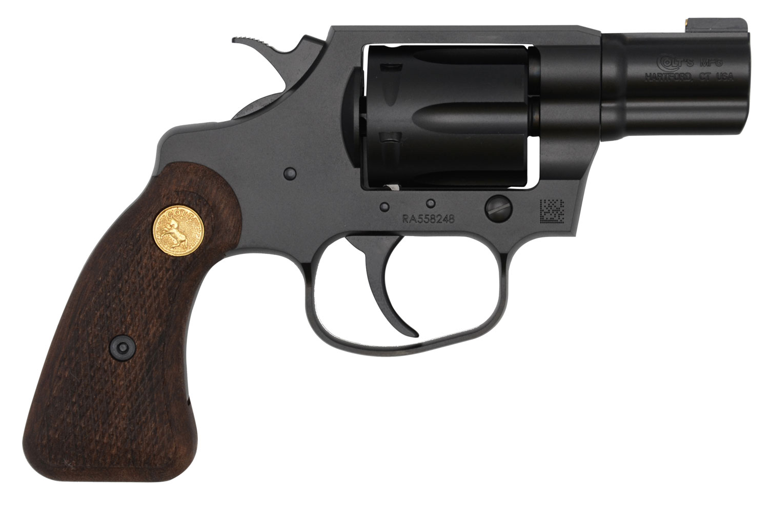 Colt Mfg Night Cobra Revolver Rental | .38 Special +P | 2in