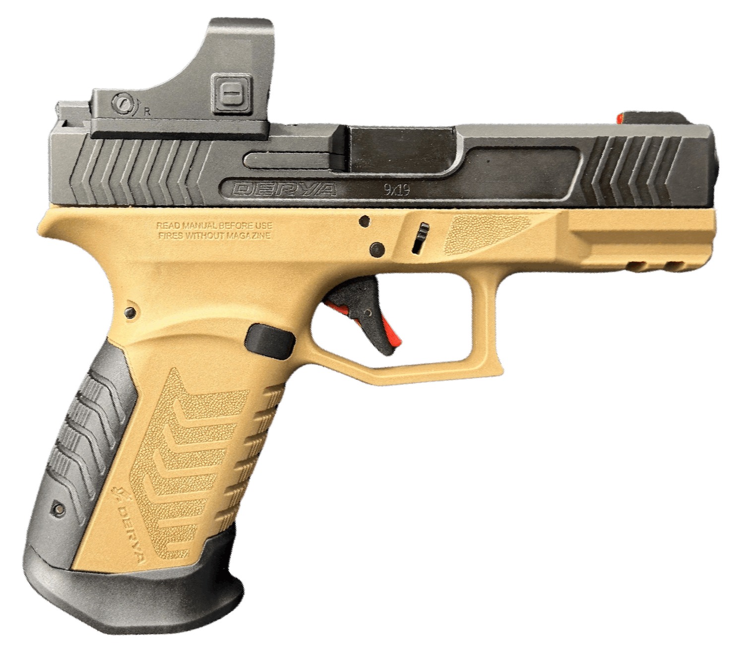 Derya DY9 w/Optic Pistol Rental | 9mm | 4.02in