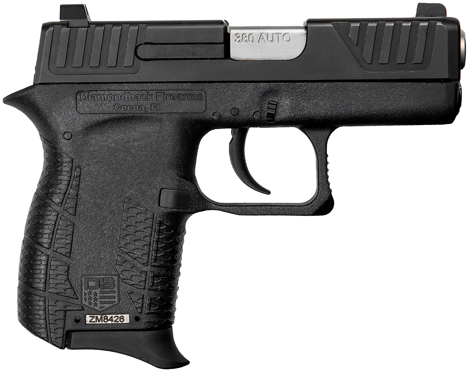 Diamondback DB380 Gen4 Pistol Rental | .380 ACP | 2.8in