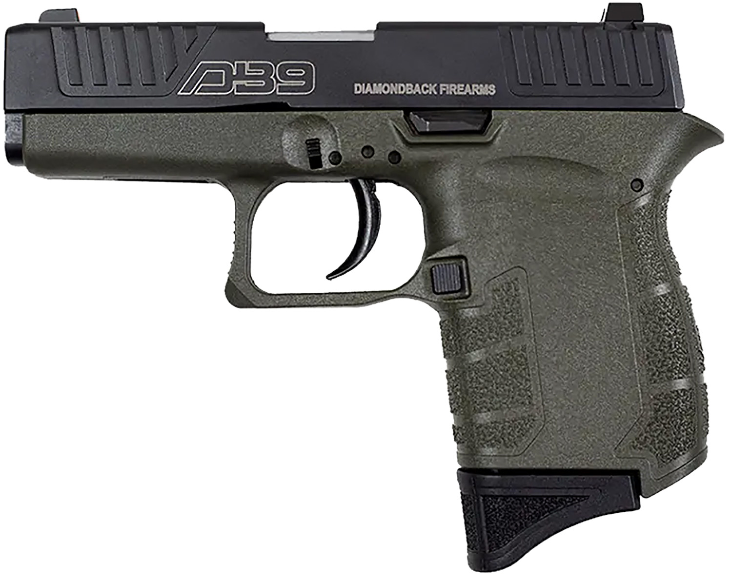 Diamondback DB9 Gen4 Pistol Rental | 9mm | 3.1in | OD Green