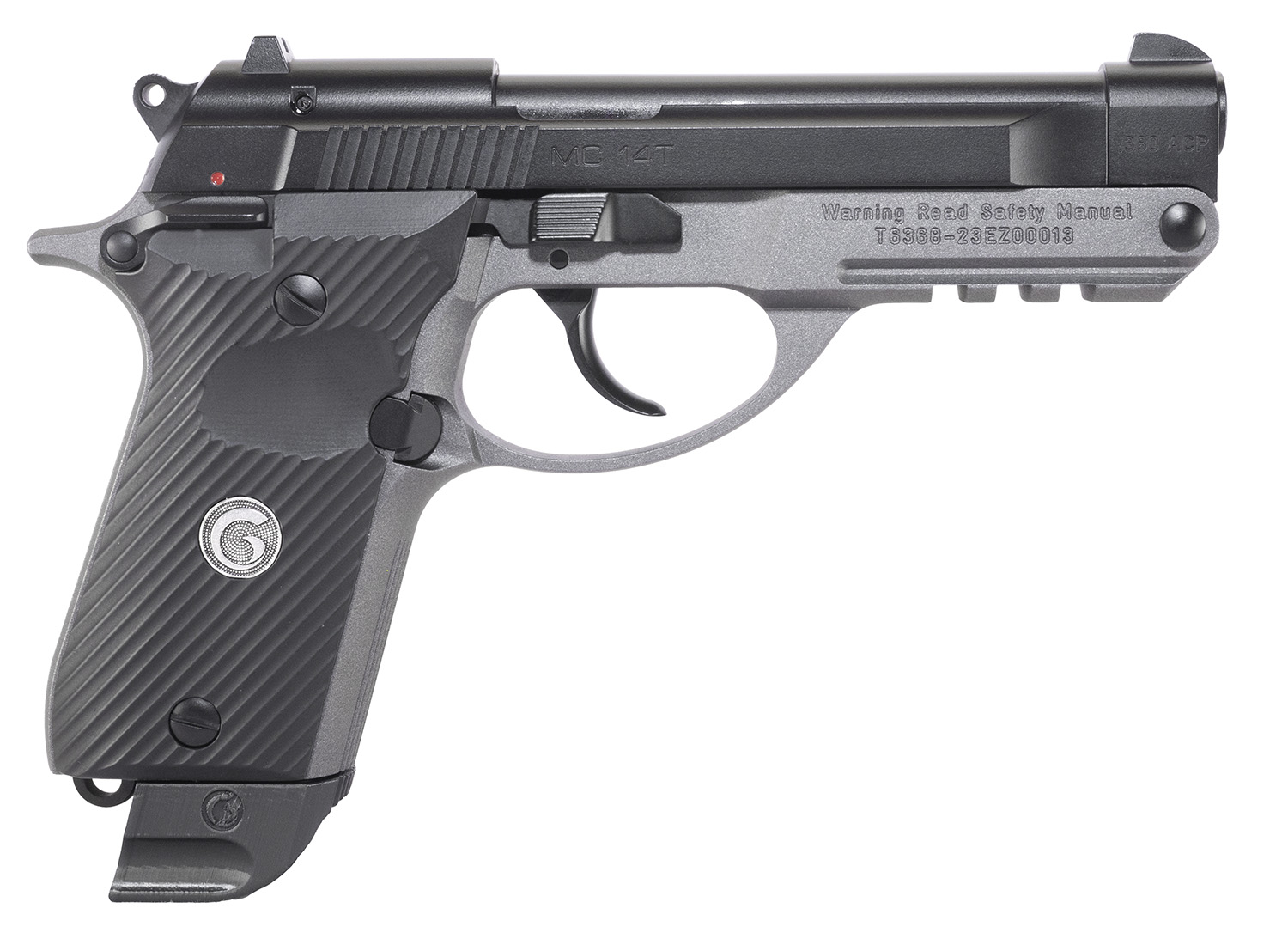 EAA MC 14T Solution Pistol Rental | .380 ACP | 4.5in | Matte Stainless