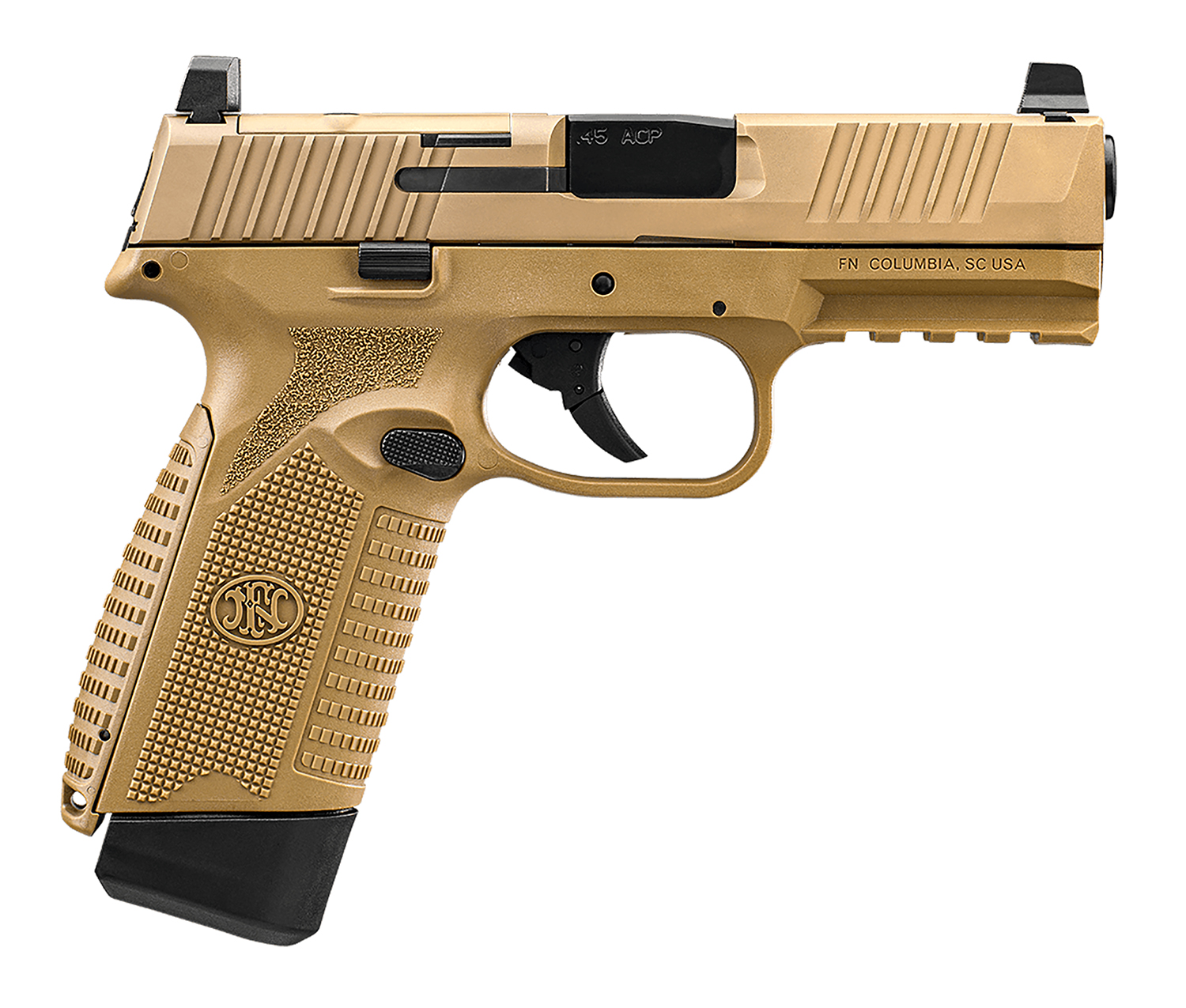 FN 545 MRD Pistol Rental | .45 ACP | 4.1in | Flat Dark Earth