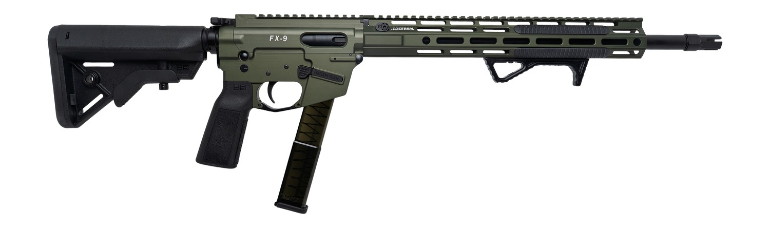 Freedom Ordnance FX9R Elite Rifle Rental | 9mm | 16in | Green
