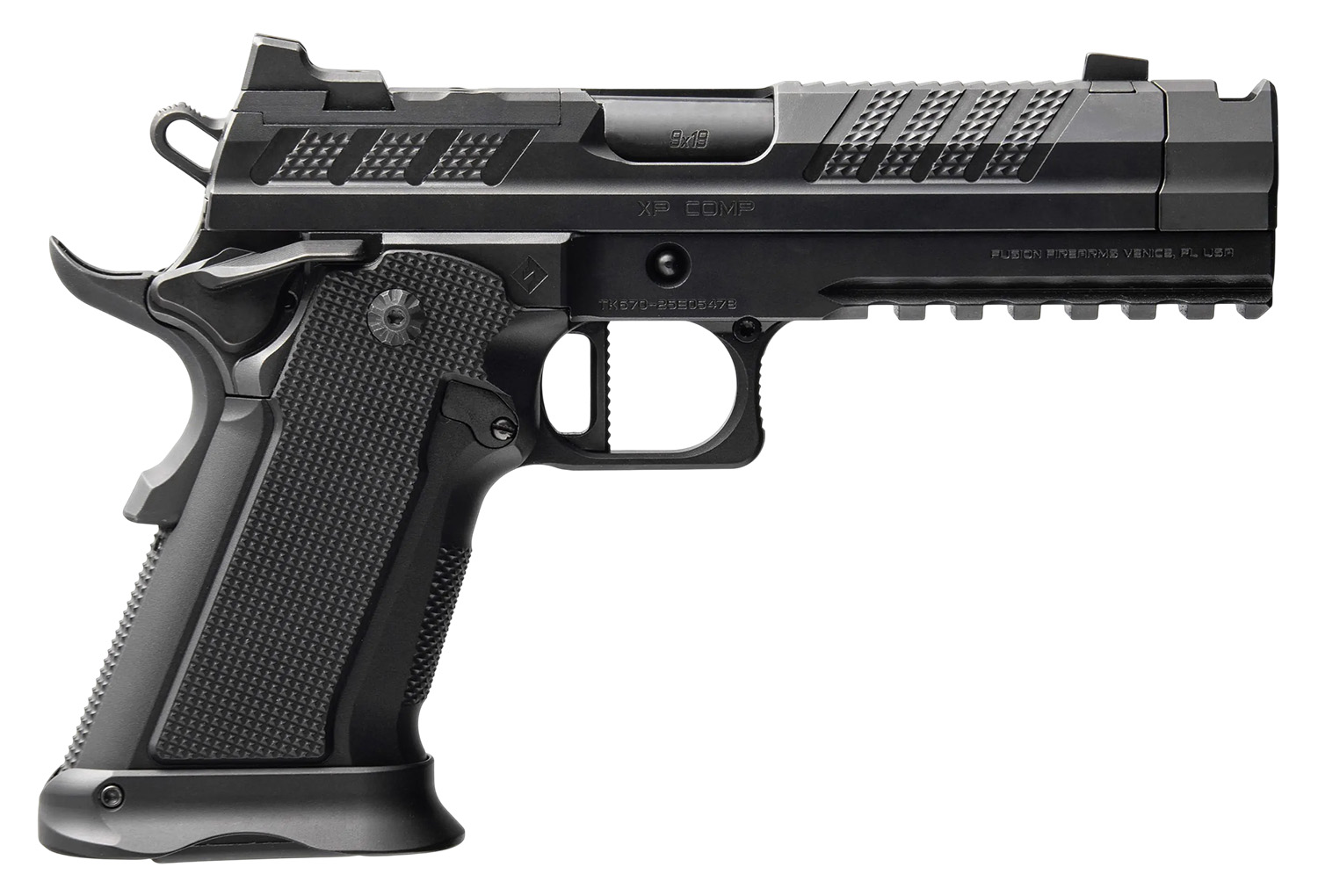 Fusion Precision XP Pro Comp Pistol Rental | 9mm | 4.6in | Black
