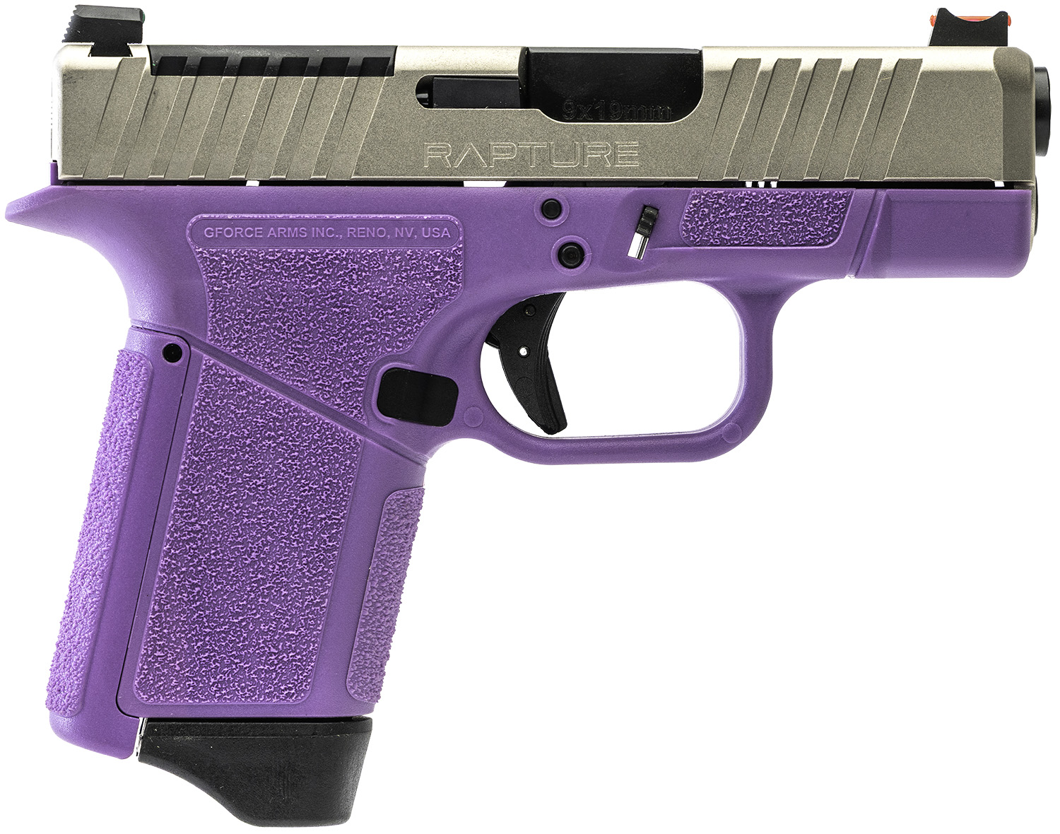 GForce Arms Rapture Pistol Rental | 9mm | 3.25in | Purple Cerakote