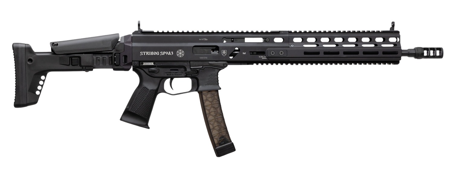 Grand Power SP9A3 Enhanced Stribog Semi-Auto Rifle Rental | 9mm | 16in