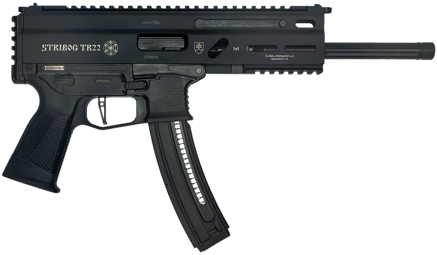 Grand Power TR22 Stribog Pistol Rental | .22 LR | 1in