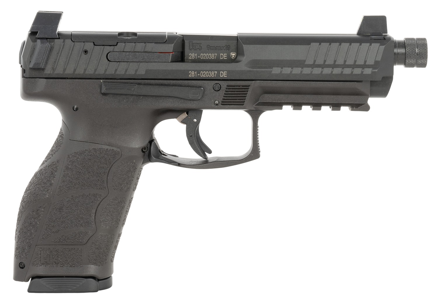 HK VP9 A1 Tactical Pistol Rental | 9mm | 5.12in | Black