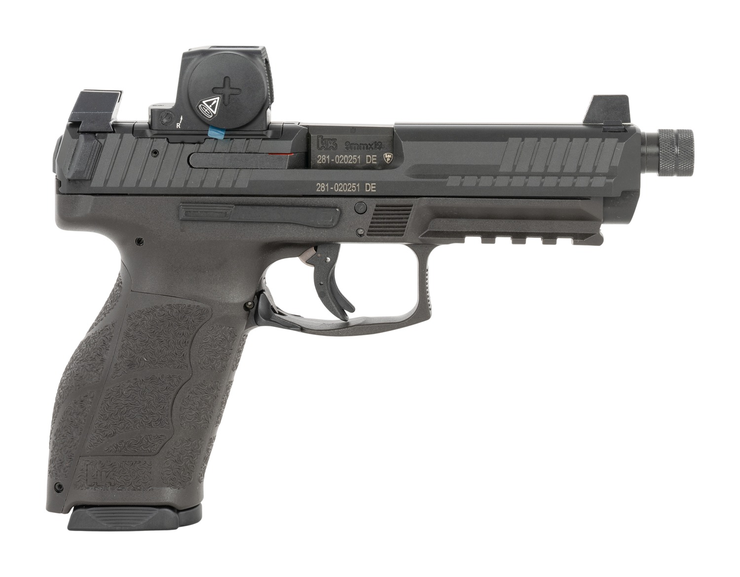 HK VP9 A1 Tactical w/Optic Pistol Rental | 9mm | 5.12in
