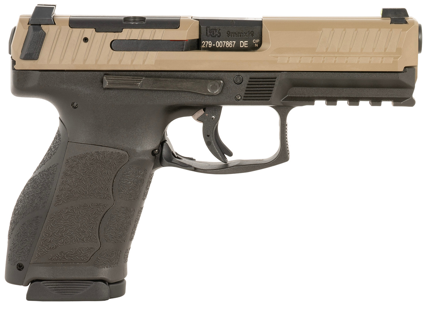 HK VP9A1 K Pistol Rental | 9mm | 4.09in | Brown