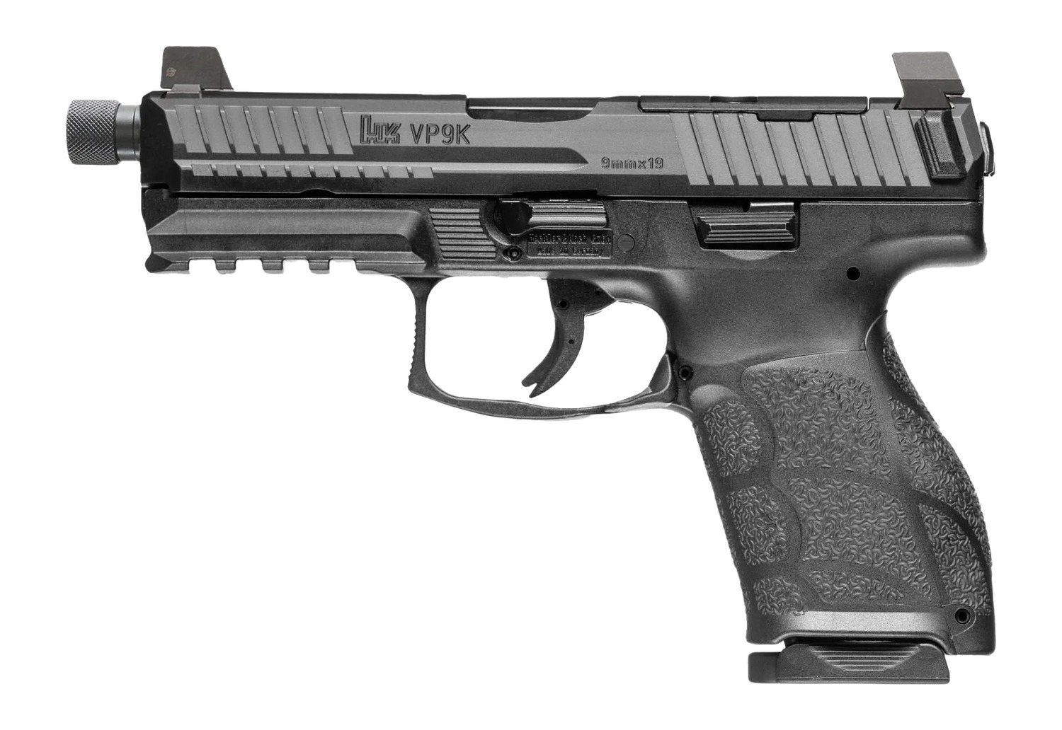 HK VP9A1 K Tactical Pistol Rental | 9mm | 4.7in