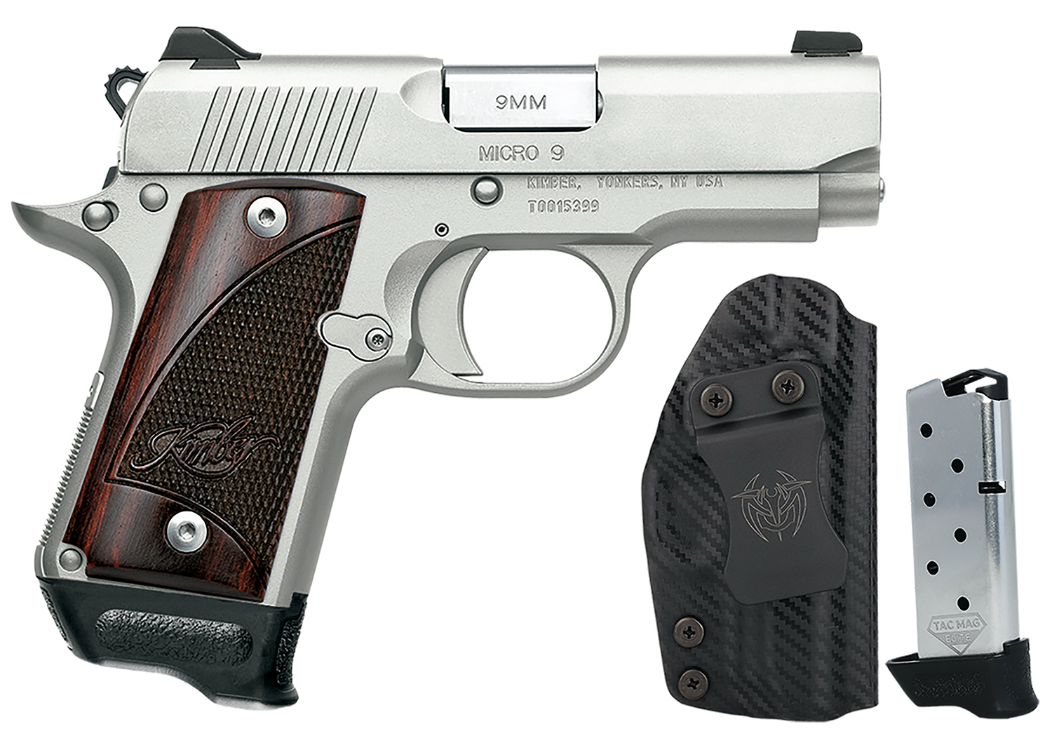 Kimber Mfg.,inc Micro 9 RTC-K Bundle Pistol Rental | 9mm | 3.15in | Stainless