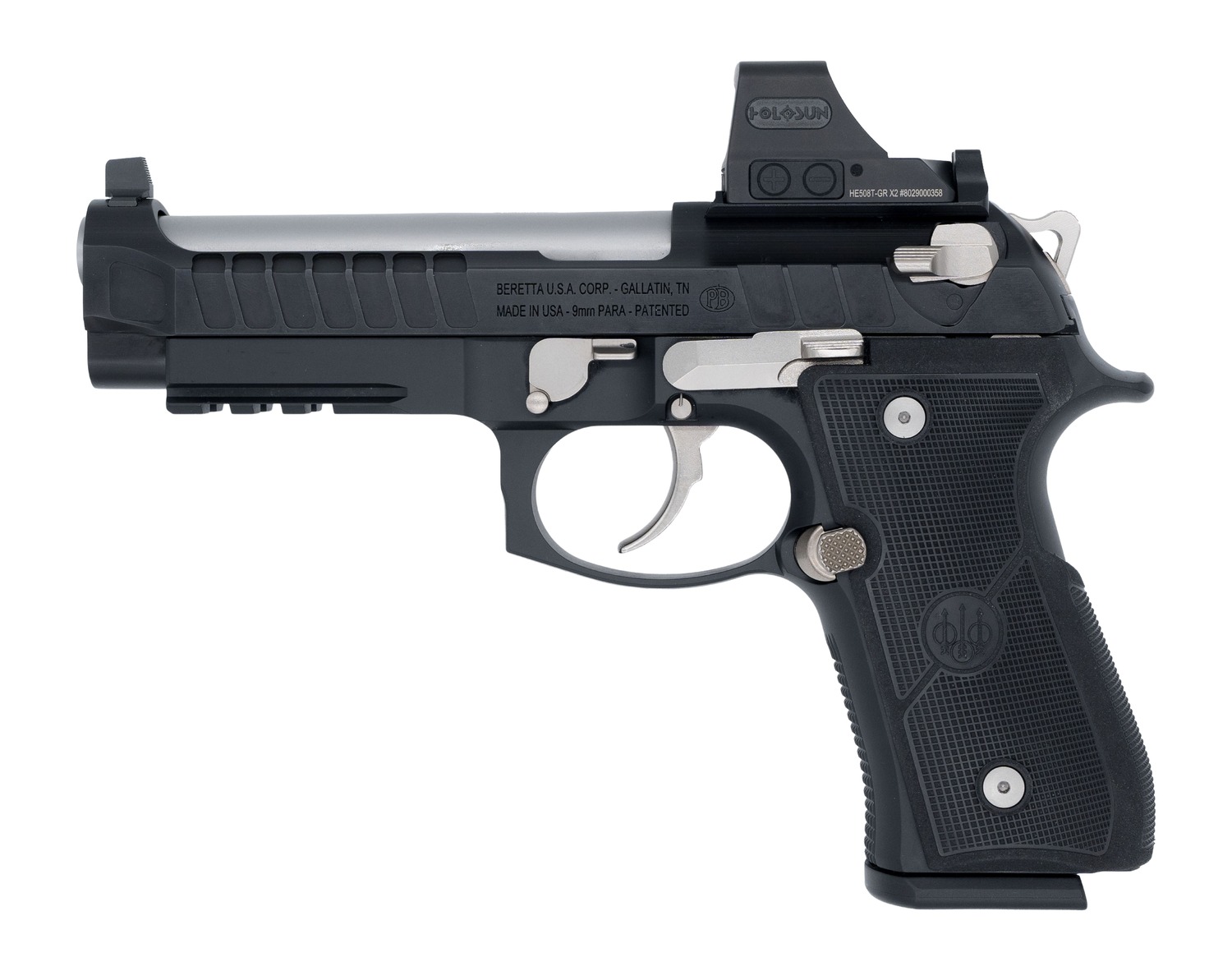 Langdon Tactical Tech Beretta 92 Elite Pistol Rental | 9mm | 4.7in | 92E2CBRRBS