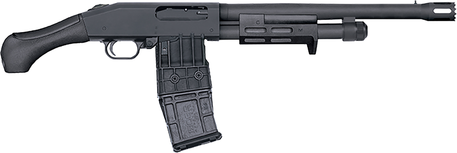 Mossberg 590M Breacher Pump-Action Shotgun Rental | 12 Gauge | 14.38in