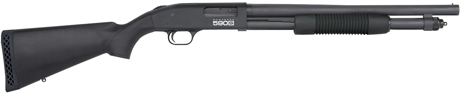 Mossberg 590S Tactical Pump-Action Shotgun Rental | 12 Gauge | 18.5in