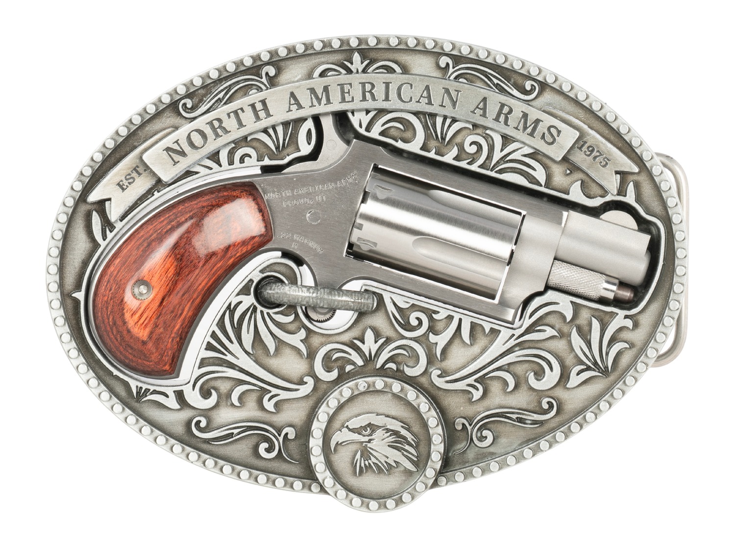 NAA Chuckwagon w/Belt Buckle Revolver Rental | .22 Magnum | 1.13in