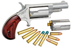 NAA Mini-Revolver Rosewood Grip with 22 LR Cylinder Revolver Rental | .22 LR | 1.63in