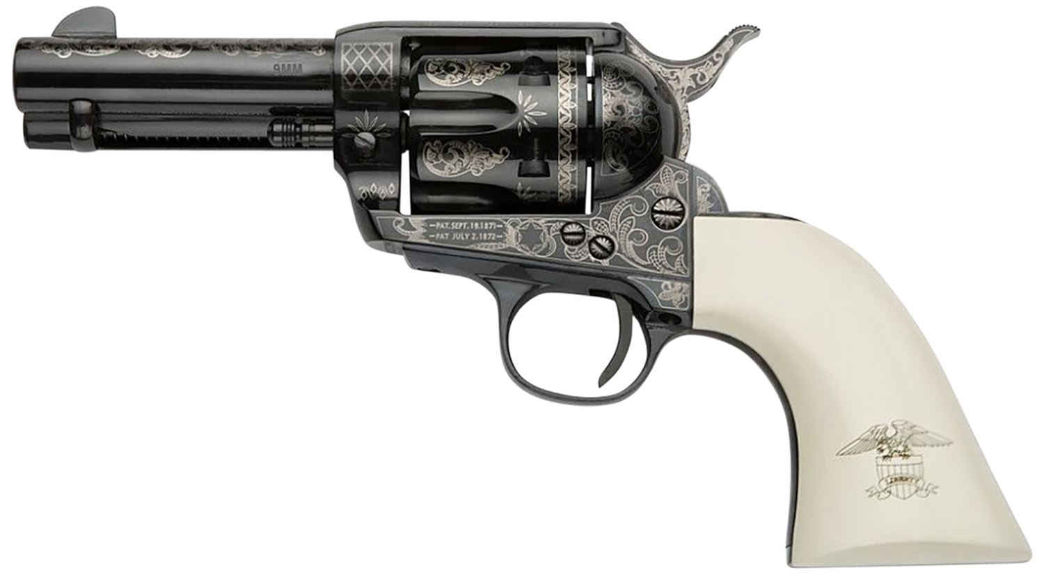Pietta (emf Company Inc) Great Western II Liberty Revolver Rental | 9mm | 3.5in