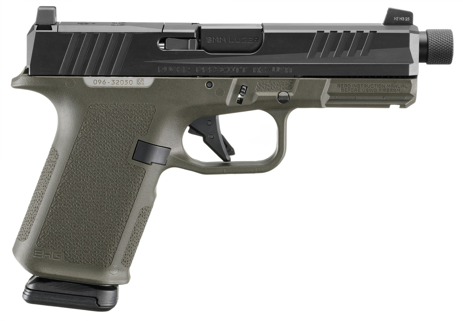 Ruger RXM Pistol Rental | 9mm | 4.5in | OD Green
