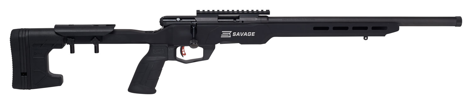Savage B Series Precision Bolt-Action Rifle Rental | .22 LR | 18in