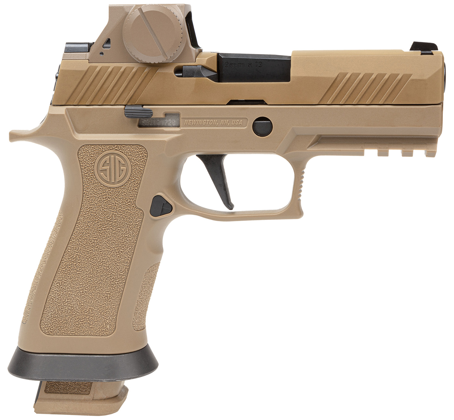 Sig Sauer M18X w/Optic Pistol Rental | 9mm | 3.9in